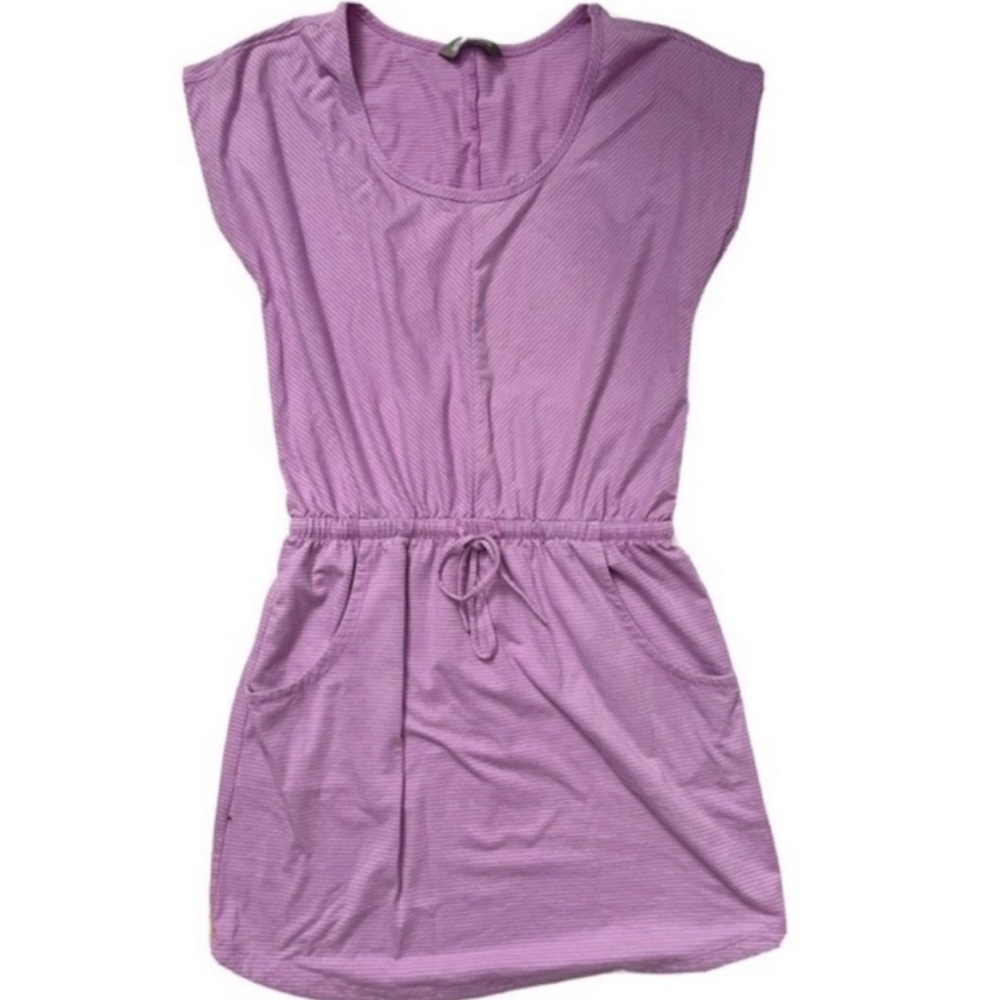 The North Face Purple Striped Mini Dress NWOT